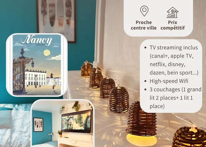 Lejlighed T1 Tv 43' Avec Netflix - Canal Serie - Apple Tv - Ocs - - Dazen - Bein Sport - Prime Video *